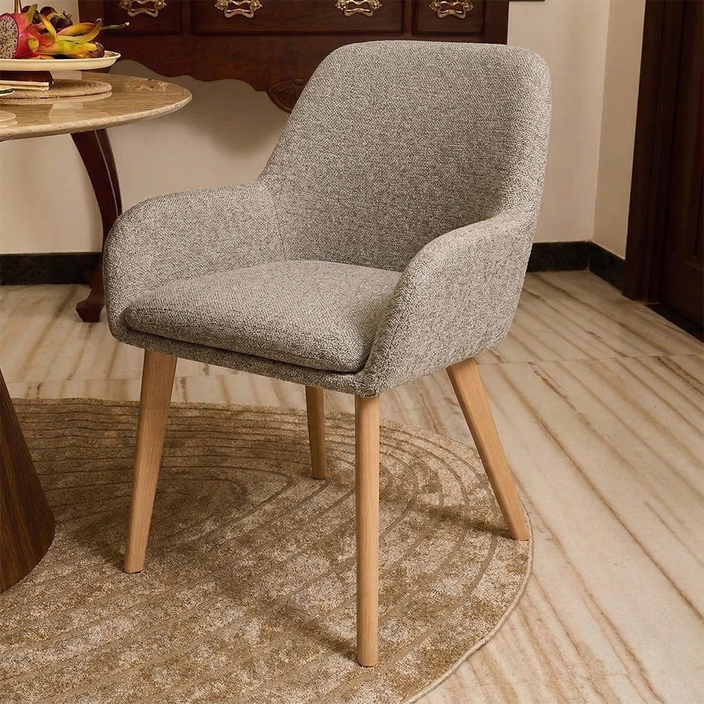 Ashford Wooden Dining Chair - Light Khaki