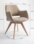 Bastion Dining Chair - Flaxen