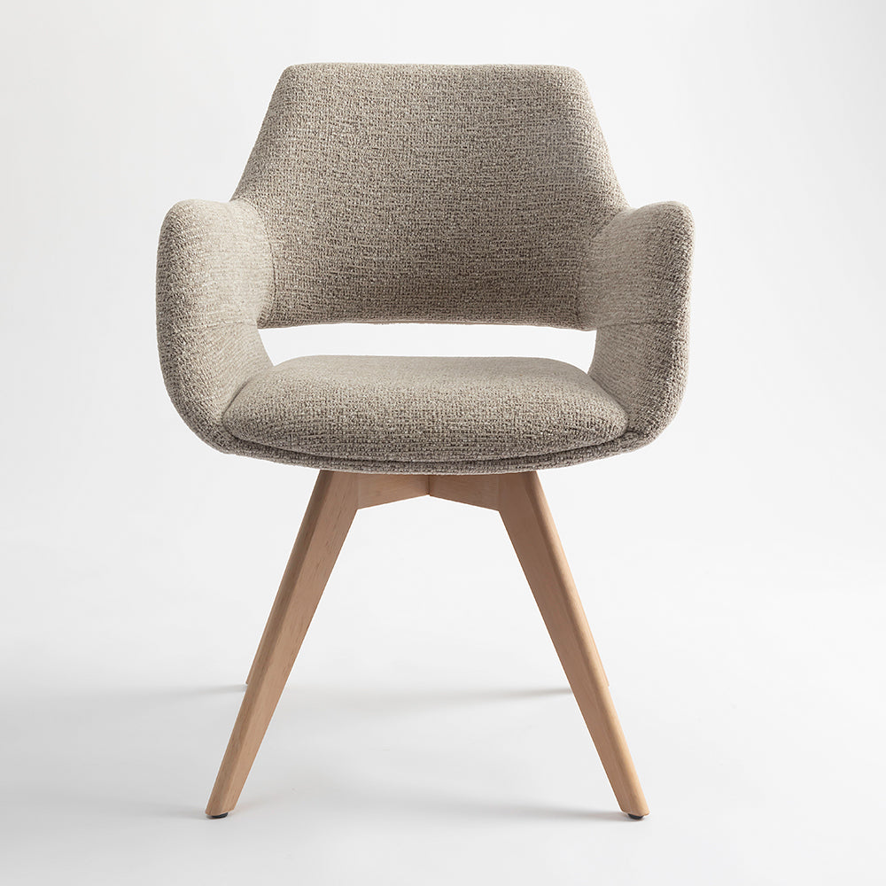 Bastion Wooden Dining Chair - Wheat