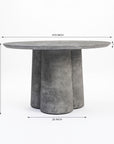 Granite 4 Seater Round Dining Table