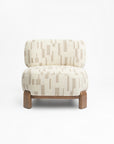 Hakusho Polyester Boucle Lounge Chair