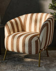 Cherry Stripped Armchair