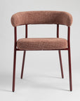 Amber Dining Chair - Light Maroon