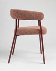 Amber Dining Chair - Light Maroon