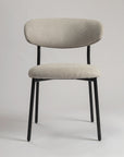 Moonlit Mesh Dining Chair - Light Grey