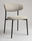 Moonlit Mesh Dining Chair - Light Grey