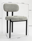 Cloud Dining Chair - Grey