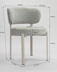 Snowflake Dining Chair - Grey