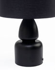 Noir Forge Table Lamp - Black