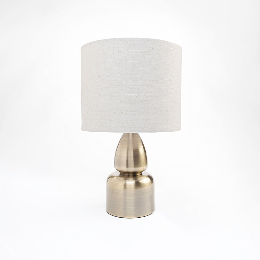 Noir Forge Table Lamp - Brass