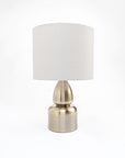 Noir Forge Table Lamp - Nickel