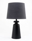 Charcoal Table Lamp - Black