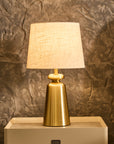 Charcoal Table Lamp - Brass