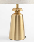 Charcoal Table Lamp - Brass