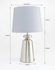 Charcoal Table Lamp - Nickel
