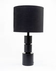 Dark Gleam Table Lamp - Black
