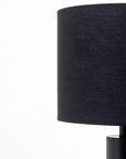Dark Gleam Table Lamp - Black