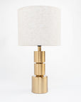 Dark Gleam Table Lamp - Brass