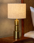 Dark Gleam Table Lamp - Brass