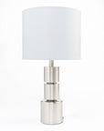 Dark Gleam Table Lamp - Nickel