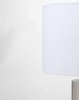 Dark Gleam Table Lamp - Nickel