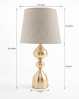 Lumina Table Lamp - Brass