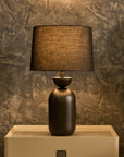 Dove Glimmer Table Lamp - Black