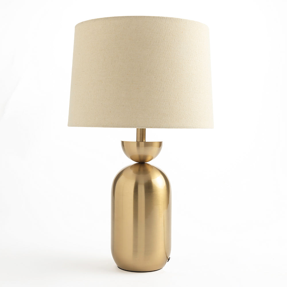 Dove Glimmer Table Lamp - Brass