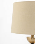 Dove Glimmer Table Lamp - Brass