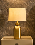 Dove Glimmer Table Lamp - Brass