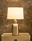 Dove Glimmer Table Lamp - Nickel