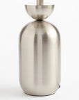 Dove Glimmer Table Lamp - Nickel