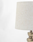 Winter White Table Lamp - Brass