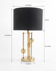 Euphoria Table Lamp - Brass