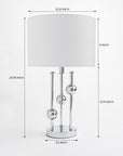 Euphoria Table Lamp - Nickel