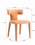 Driftwood Dining Chair - Camel