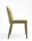 Walnut Dining Chair - Green