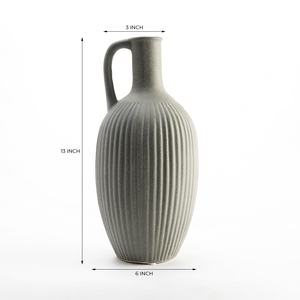 Ash Stone Ceramic Vase