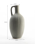 Ash Stone Ceramic Vase