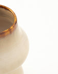 Honeyed Round Vase