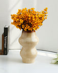 Honeyed Round Vase
