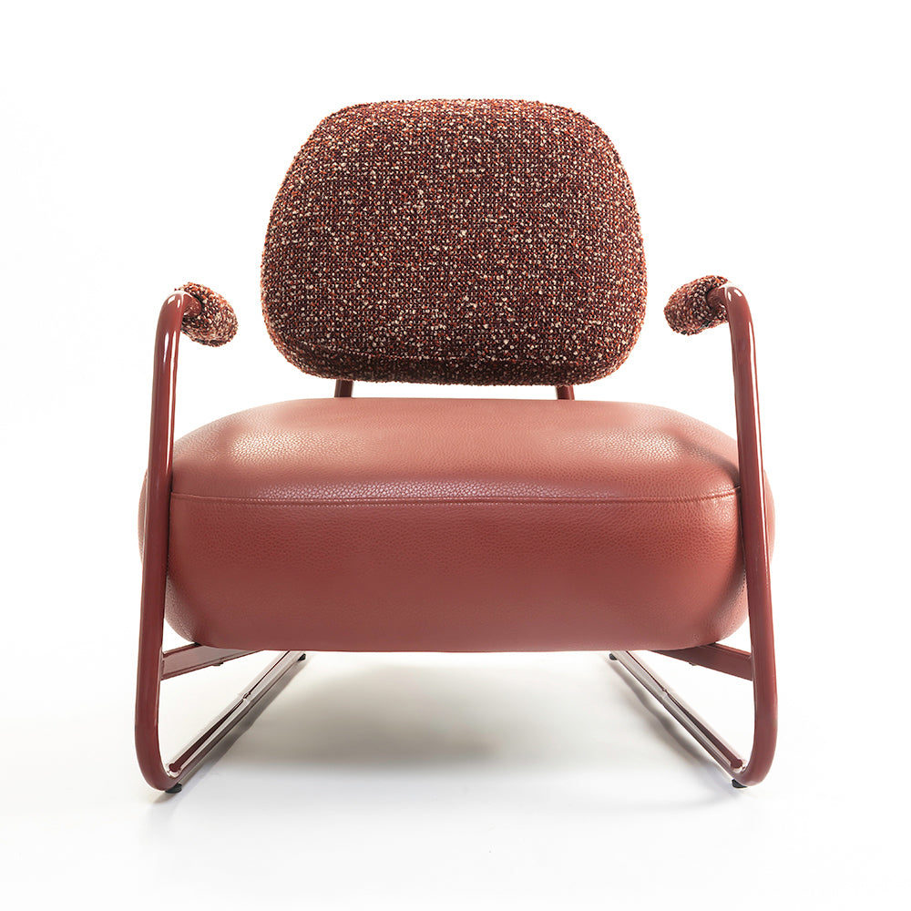 Red Rustic Armchair