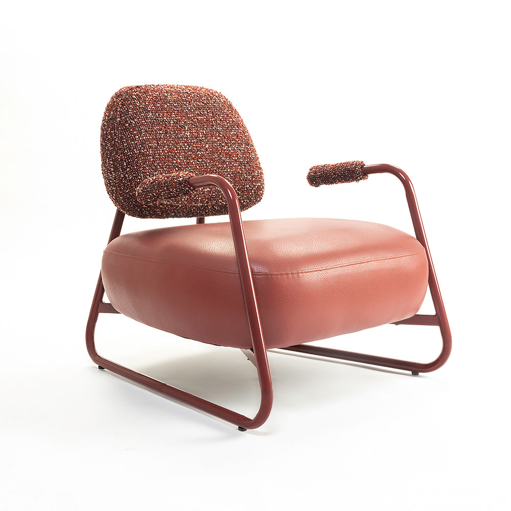 Red Rustic Armchair
