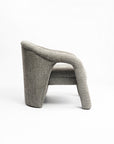 Elegant Upholstered Lounge Chair - Grey