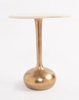 Tidal Marble Accent Table