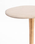Tidal Marble Accent Table