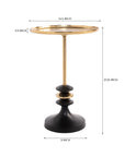 Dune Aluminium Drink Accent Table