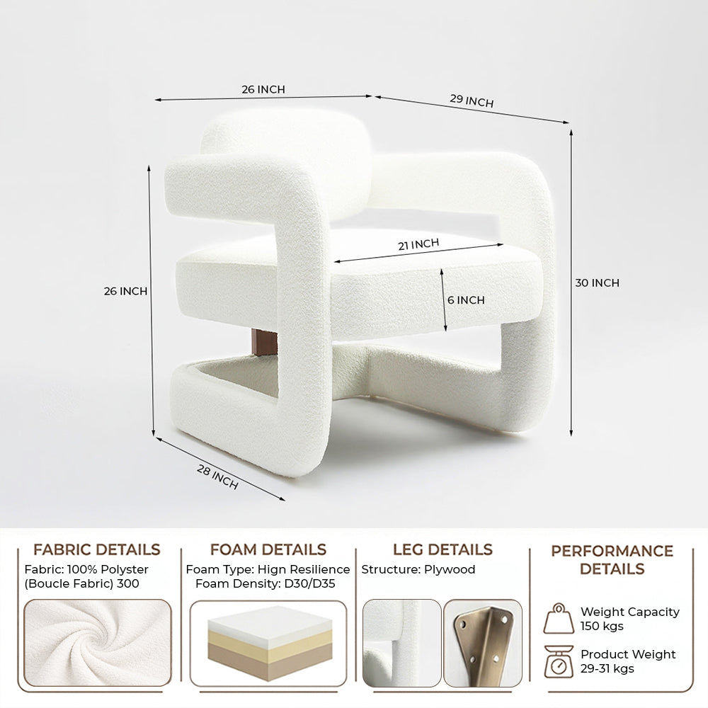 Melora Dining Chair - White