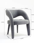 Arlia Dining Chair - Anthracite