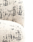 Camila Boucle Chair - Black And Beige
